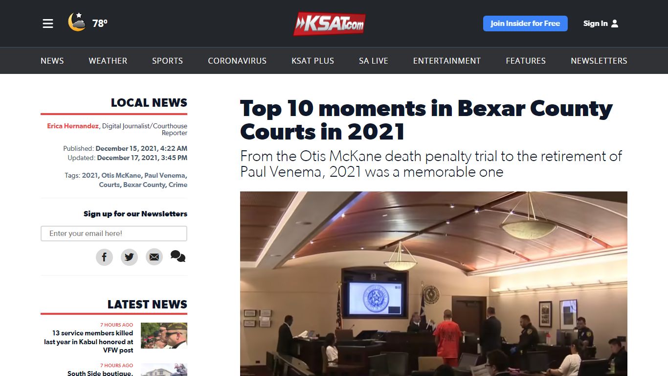 Top 10 moments in Bexar County Courts in 2021